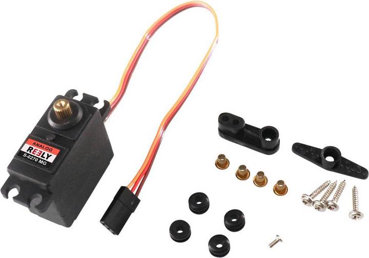 Actual product image Reely Micro servo Analogue servo Gear material: Metal Connector system: JR
