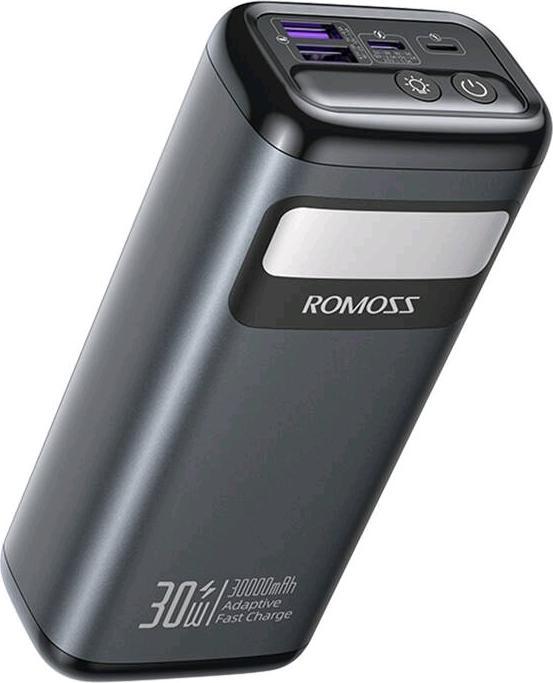 Produktbild Romoss Powerbank PMT30 30000mAh 30W (black) (30000 mAh, 30 W, 111 Wh)