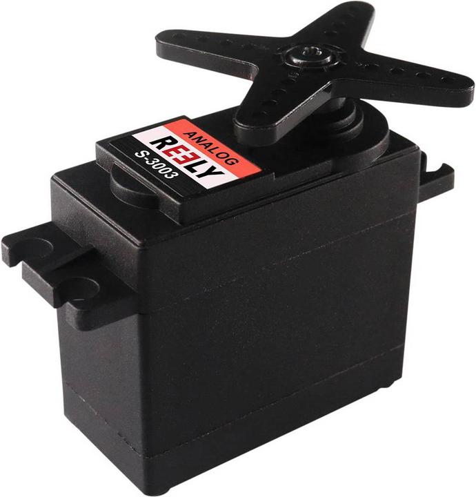 Actual product image Reely Standard servo Analogue servo Gear material: Plastic Connector system: JR