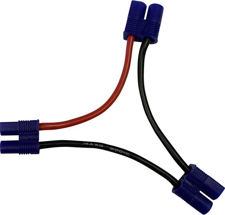 Actual product image Reely EC3-Y cable (2 batteries in series), 2.5 mm²