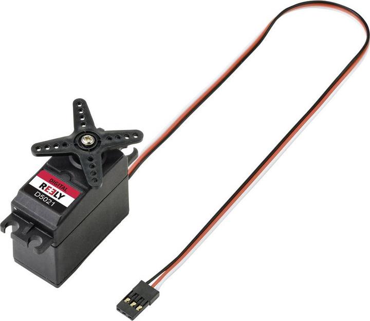 Produktbild Reely Standard-Servo D5021 Digital-Servo Getriebe-Material: Kunststoff Stecksystem: JR