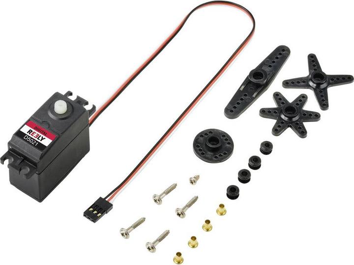 Produktbild Reely Standard-Servo D5021 Digital-Servo Getriebe-Material: Kunststoff Stecksystem: JR