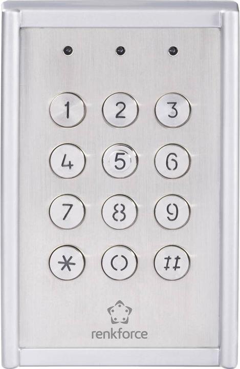 Immagine prodotto Renkforce Serratura a codice resistente alle intemperie IP65 (Combinazione numerica elettronica)