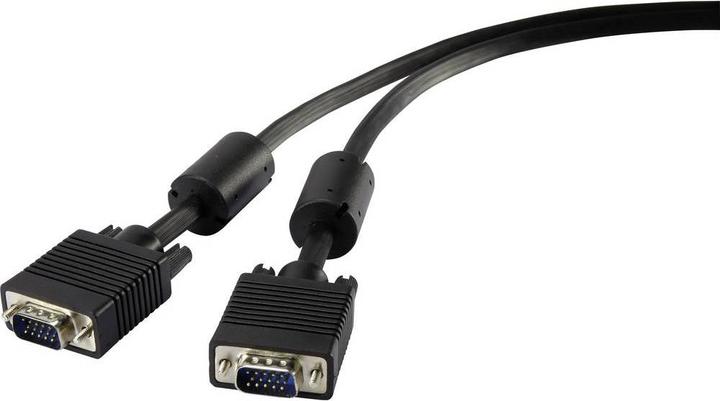 Image du produit Renkforce Câble pour moniteur SVGA avec noyaux en ferrite 10 m (10 m, VGA)