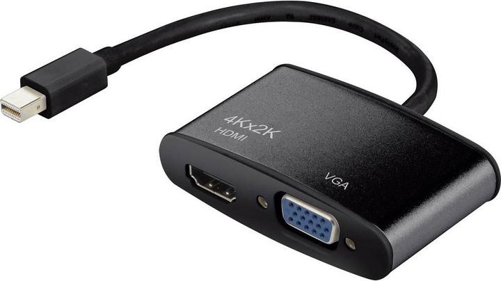 Produktbild Renkforce Mini-DisplayPort zu HDMI + VGA Adapter (VGA, 15 cm)