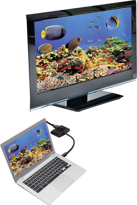 Produktbild Renkforce Mini-DisplayPort zu HDMI + VGA Adapter (VGA, 15 cm)