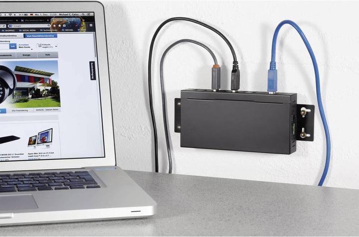 Image du produit Renkforce Hub industriel 7 ports USB 3 (USB-A, 7 Ports)