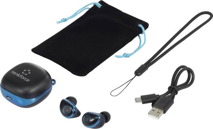 Immagine prodotto Renkforce Auricolare Bluetooth In-Ear True Wireless (3.50 h, Senza fili)