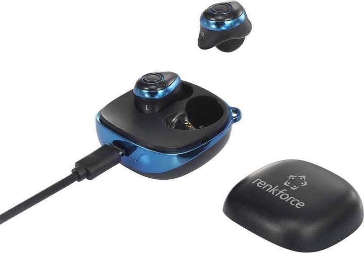 Immagine prodotto Renkforce Auricolare Bluetooth In-Ear True Wireless (3.50 h, Senza fili)