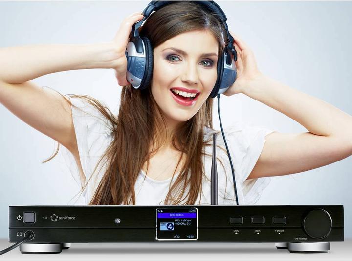 Produktbild Renkforce RF-DAB-IR 1700 HiFi Tuner DAB+ (DAB+, FM, WLAN, Bluetooth)