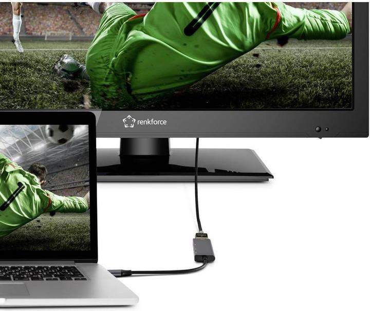Produktbild Renkforce USB-C auf HDMI-Multiport-Adapter (USB-C, 4 Ports)