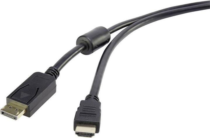 Image du produit Renkforce Câble de connexion DisplayPort vers HDMI 1 m (1 m, DisplayPort)