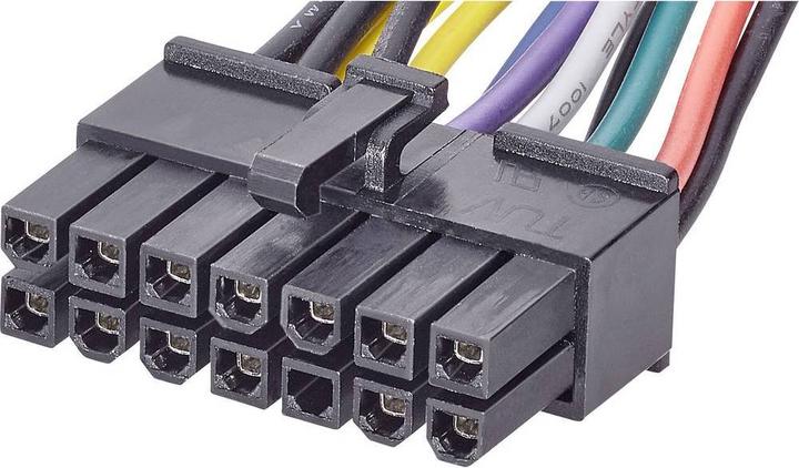 Actual product image Renkforce Power supply 14-pin power (W) to ATX, 24-pin (M)