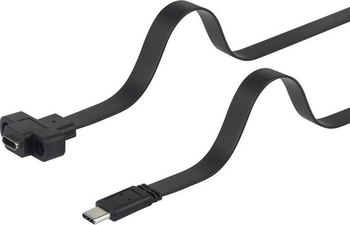 Image du produit Renkforce Câble d'extension USB 3.1 (Gen 2) (1x USB-C™ plug (0.50 m, USB 3.0, 15 W)