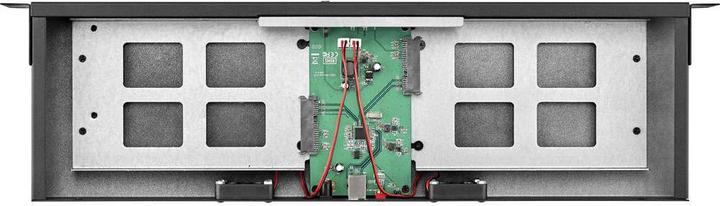 Actual product image Renkforce 48.26 cm (19"³) USB 3.1 (Gen 1) panel with 2x hard drive insert