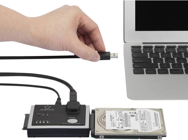 Produktbild Renkforce USB 3 SATA Clone Adapter