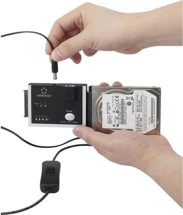 Produktbild Renkforce USB 3 SATA Clone Adapter