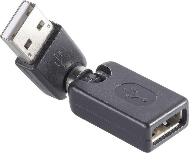 Produktbild Renkforce USB 2 Adapter A/A mit 3D-Gelenk (USB 2.0, 2.50 W)