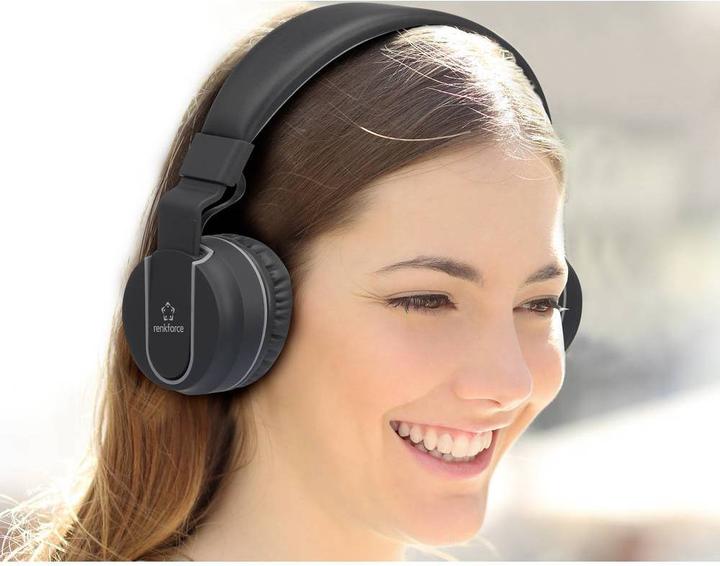 Produktbild Renkforce Bluetooth Kopfhörer RF-BTK-100 (10 h, Kabelgebunden)