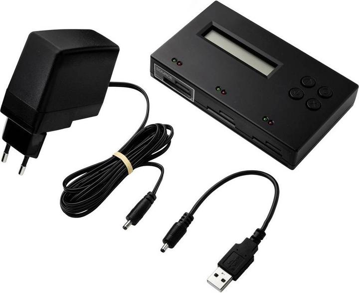 Produktbild Renkforce Tragbares SD/MicroSD Flash-Lesegerät mit Kopierfunktion v. 1 auf 2 von (Micro USB)