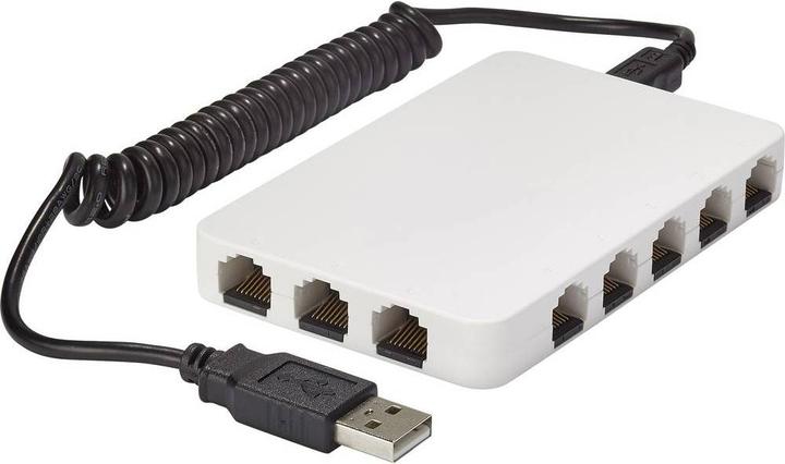 Produktbild Renkforce 8 Port Ethernet Switch superslim mit USB-Stromversorgung