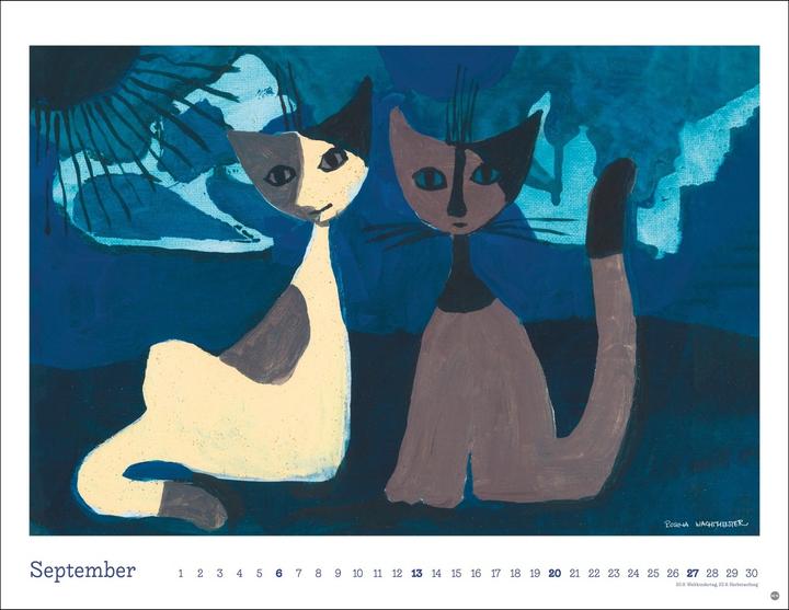 Produktbild Rosina Wachtmeister Posterkalender 2026 (44 x 34 cm, Harter Einband, Deutsch)