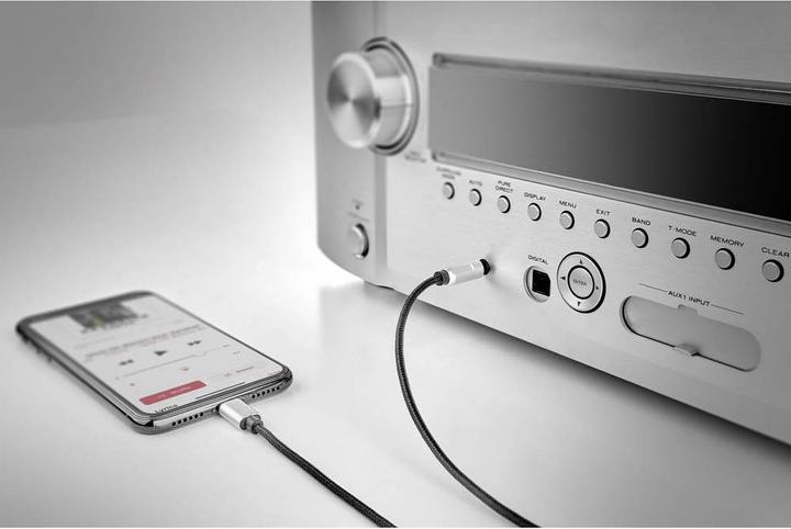 Image du produit Renkforce Câble Lightning vers jack 3,5 mm (1.20 m, 2,5 mm, Lightning)