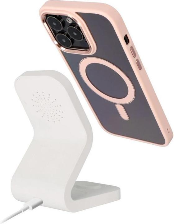 Actual product image OEM Back panel cover COLOR EDGE MAG COVER case compatible with MagSafe for IPHONE 15 Pro pink (Apple iPhone 15 Pro)