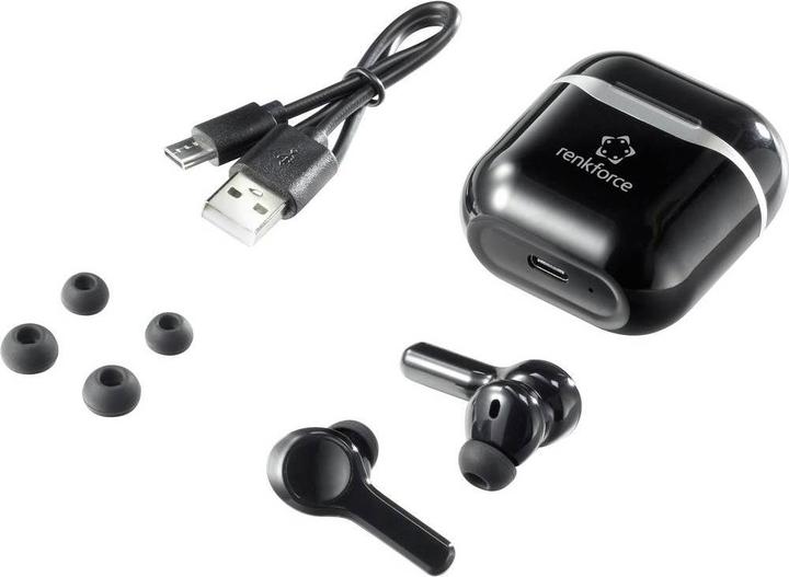 Produktbild Renkforce Bluetooth In Ear Kopfhörer (ANC, 4 h, Kabellos)