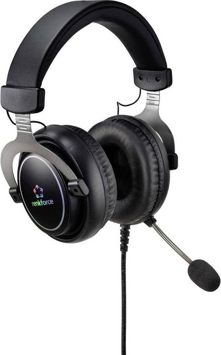 Actual product image Renkforce Gaming Headset RF GH 300 USB corded over ear (Cable)