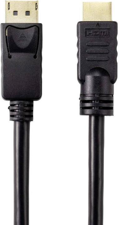 Produktbild Renkforce DisplayPort HDMI Anschlusskabel 20 m mit Ferritkern (20 m, HDMI, DisplayPort)