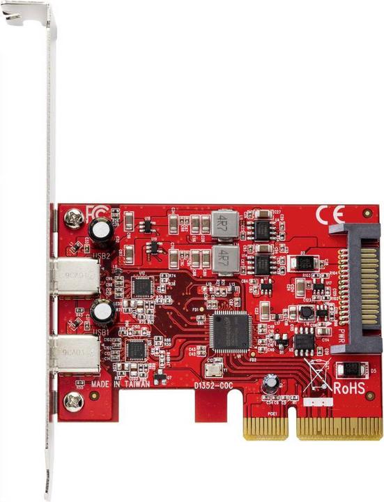 Productafbeelding Renkforce USB 3.2 Gen 2 Controller Kaartpoort PCIe