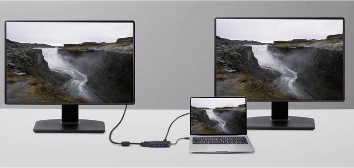 Actual product image Renkforce USB-CÂ® Mini Docking Station (USB-C, 6 Ports)