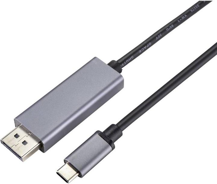 Produktbild Renkforce DisplayPort auf USB-C Kabel, bidirektional (1 m, DisplayPort)