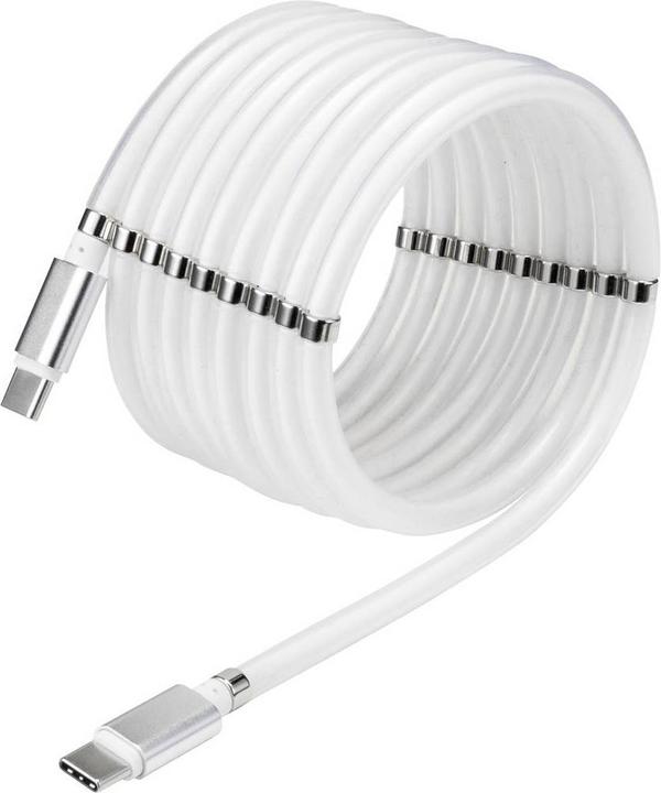 Produktbild Renkforce USB Anschlusskabel 2 m magnetisch (2 m, USB 2.0, 10 W)