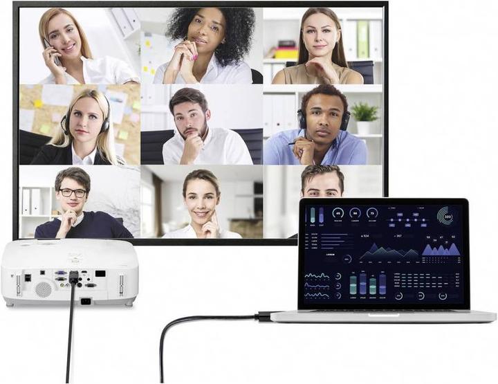 Actual product image Renkforce DisplayPort cable (1 m, DisplayPort)