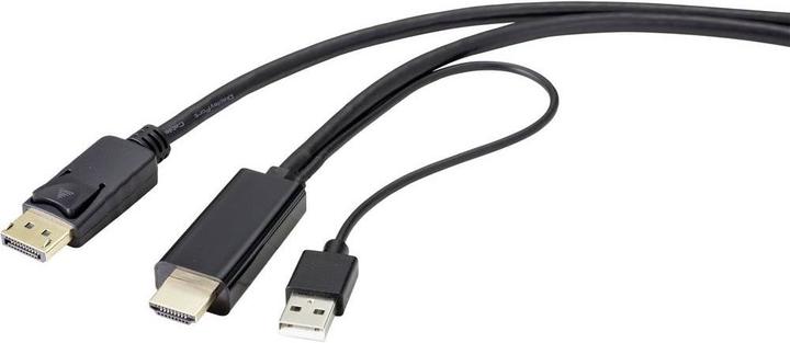 Actual product image Renkforce DisplayPort cable (1 m, DisplayPort)
