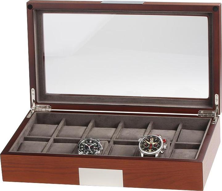 Produktbild Rothenschild Uhrenbox RS-2350-12MA für 12 Uhren braun
