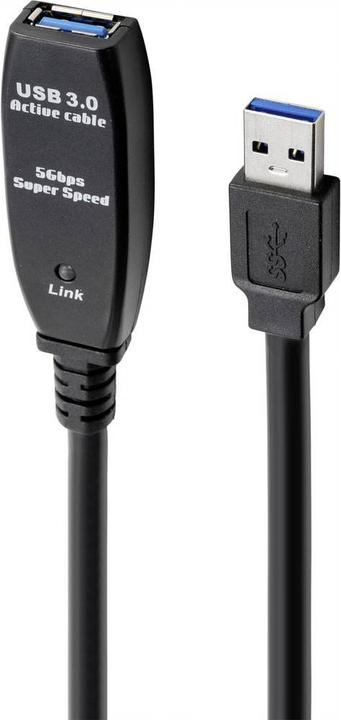 Produktbild Renkforce USB 3 Verlängerungskabel 5 m (5 m, USB 3.2 Gen 1, 4.50 W)