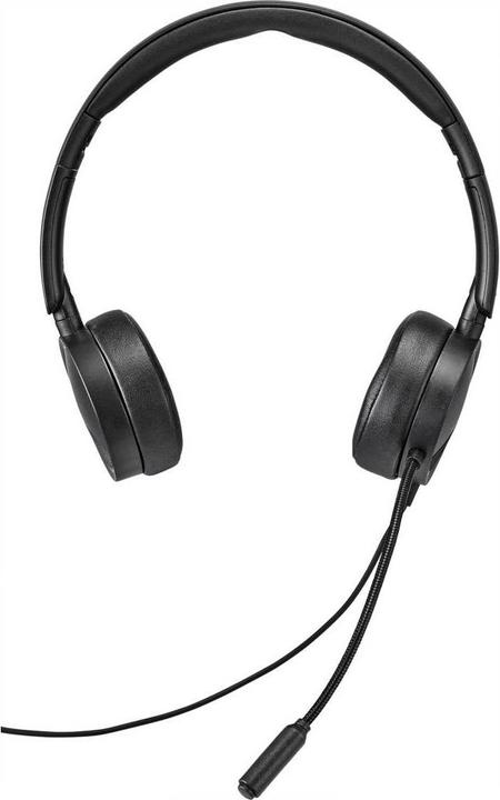 Image du produit Renkforce Micro-casque USB stéréo supra-aural noir (Filaire, USB-A)