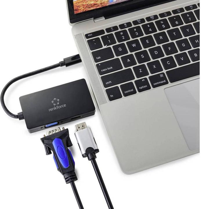 Produktbild Renkforce TV, Monitor Adapter (HDMI, DVI, USB Typ-C, VGA)