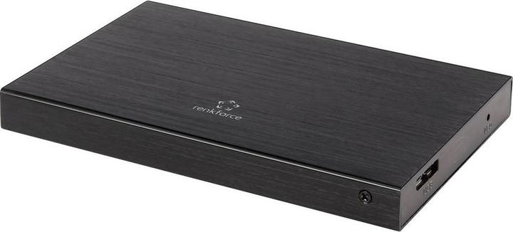 Actual product image Renkforce 6.35 cm (2.5"³) SATA hard drive enclosure USB 3 Alu (2.5")
