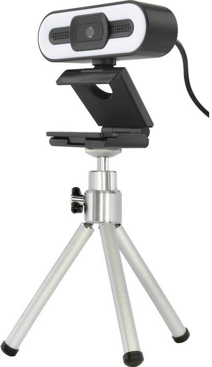 Actual product image Renkforce Webcam with 2K HD resolution and video light (5 Mpx)