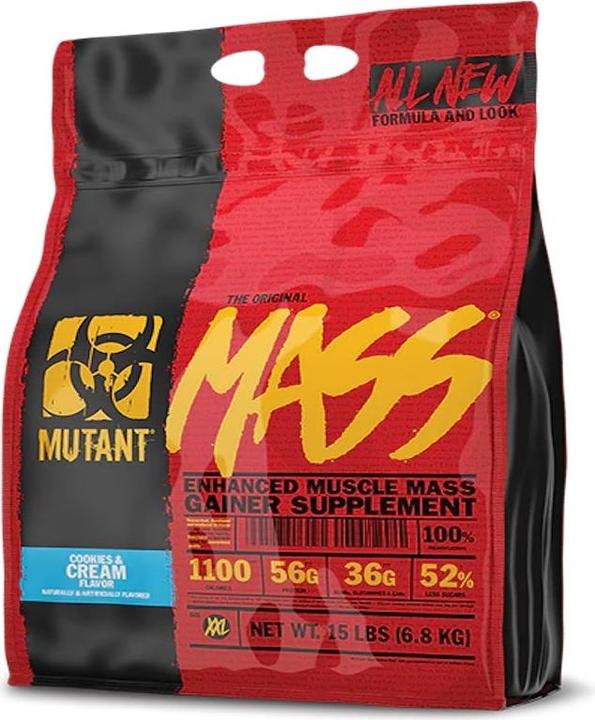 Produktbild Gladiatorfit Gainer Mutant Mass 6.8kg Mutant (Cookies and Cream, 1 Stk., 6800 g)