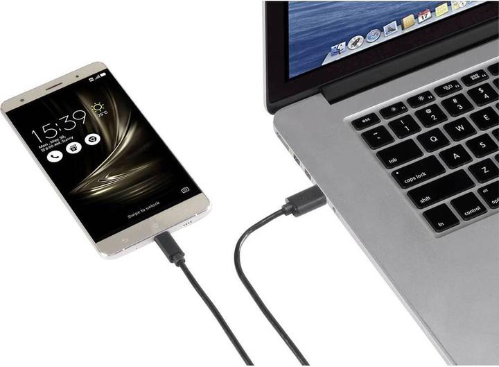 Produktbild Renkforce USB 3.1 (Gen 1) Anschlusskabel A/USB-C 30 cm (0.30 m, USB 3.2 Gen 2, 15 W)