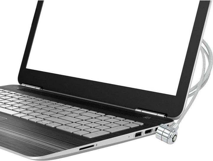 Produktbild Renkforce Notebook-Kabelschloss mit Schlüsselschloss inkl. zwei Schlüsseln