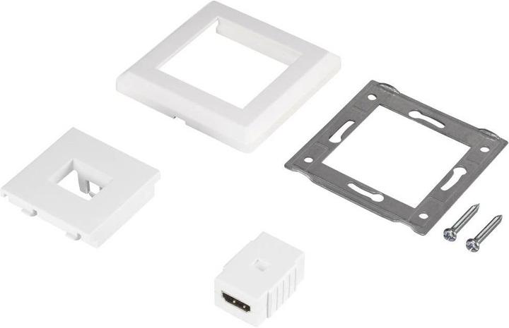Produktbild Renkforce 1 Port Unterputz HDMI Wandanschlussdose mit Kabel (HDMI)