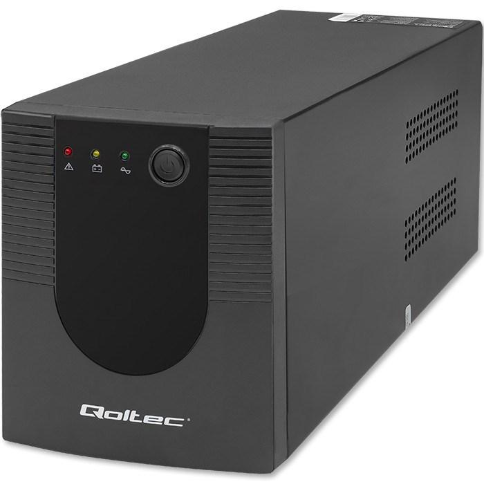 Image du produit Qoltec Zasilacz awaryjny UPS | Monolith | 1200VA | 720W (1200 VA, 720 W, Line-interactive Onduleur)