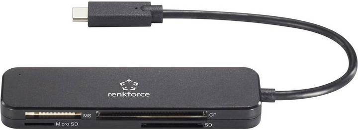 Image du produit Renkforce Lecteur de cartes portable USB-C 3.0 (USB-C 3.2 Gen 1)