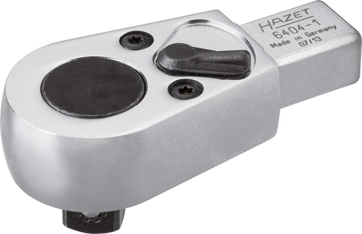 HAZET Einsteck-Umschaltknarre 6404-1 ∙ Einsteck-Vierkant 14 x 18 mm ∙ Vierkant 12,5 mm (1/2 Zoll) (1/2")